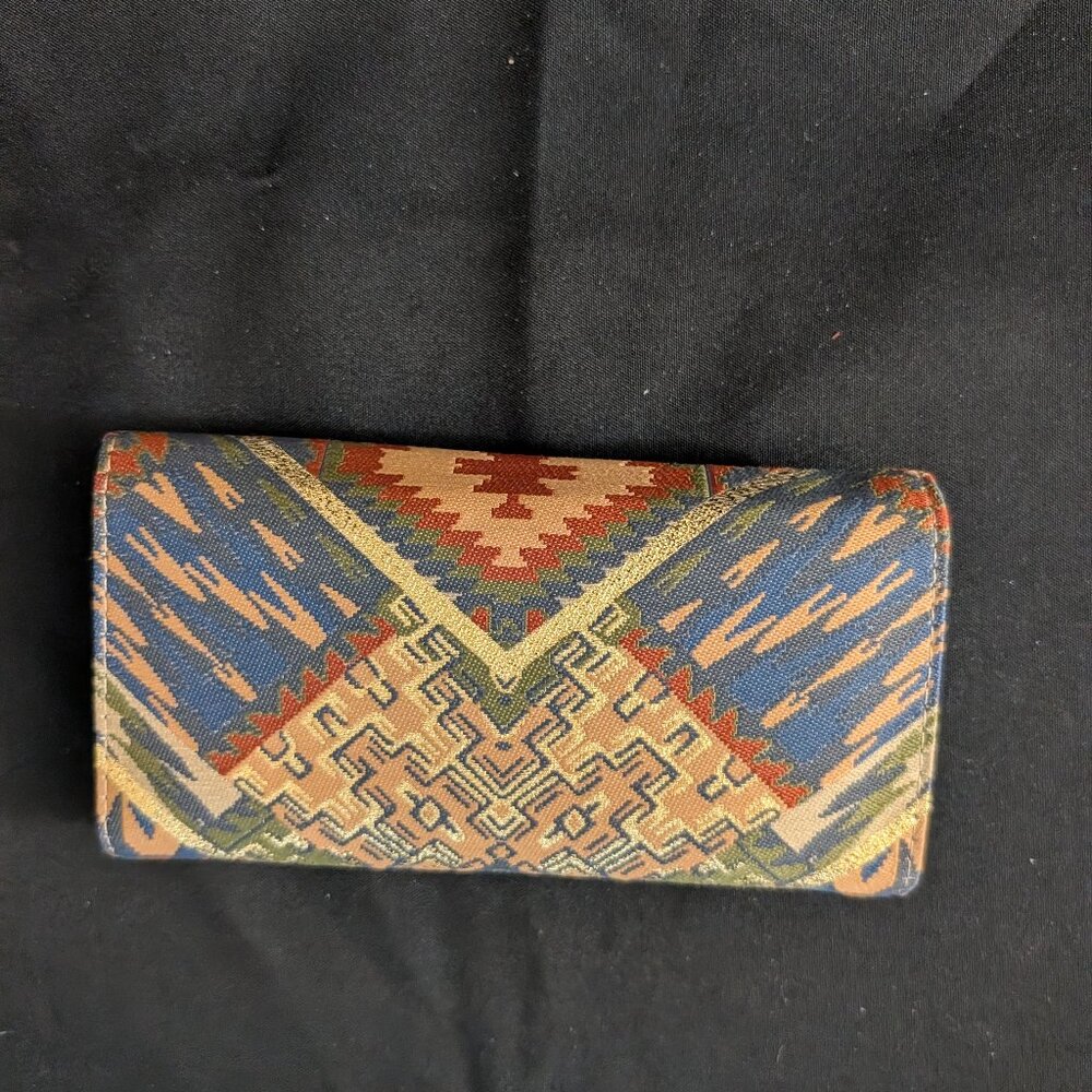 Handmade Aztec Boho Wallet - Picture 2 of 4